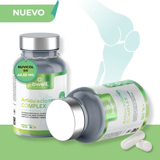 ARTICULACIONES COMPLEX 120 Cápsulas | Con Nuvicol-II® "Colágeno Tipo II", Glucosamina, Condroitina, MSM, Boswelia, Vitaminas y Minerales
