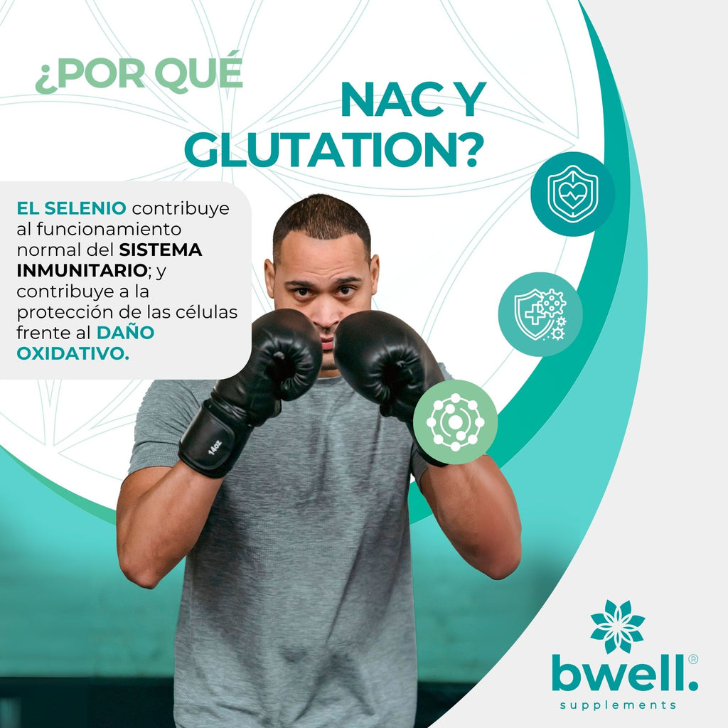 NAC (N-Acetilcisteína) 600mg + L-Glutatión reducido 500mg – 120 cápsulas