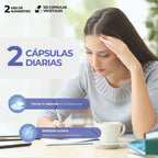 Concentración y Memoria | Guaraná 100mg & Ginseng 50mg + L-Tirosina 500mg - 120 cápsulas