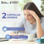 Concentración y Memoria | Guaraná 100mg & Ginseng 50mg + L-Tirosina 500mg - 120 cápsulas