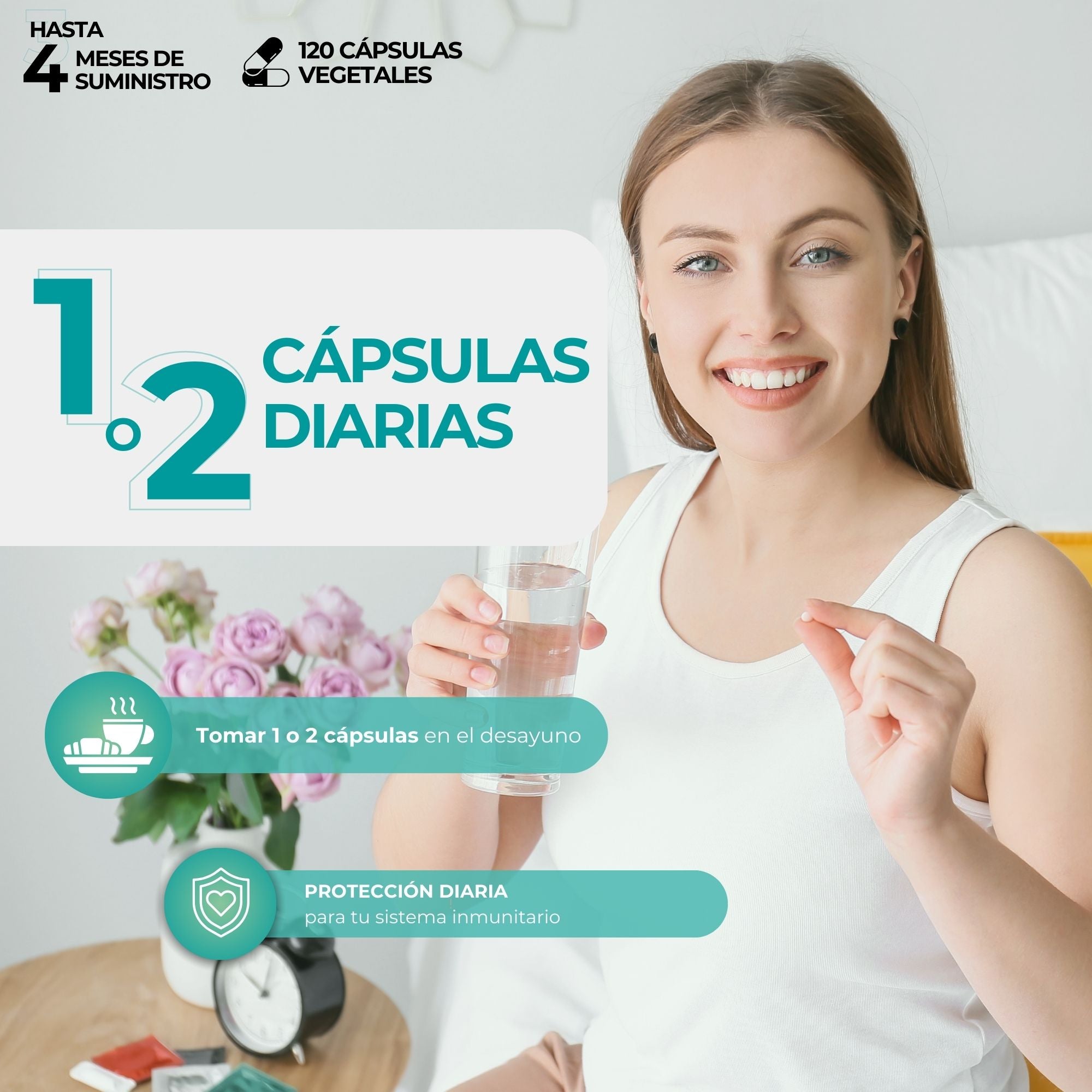 NAC (N-Acetilcisteína) 600mg + L-Glutatión reducido 500mg – 120 cápsulas