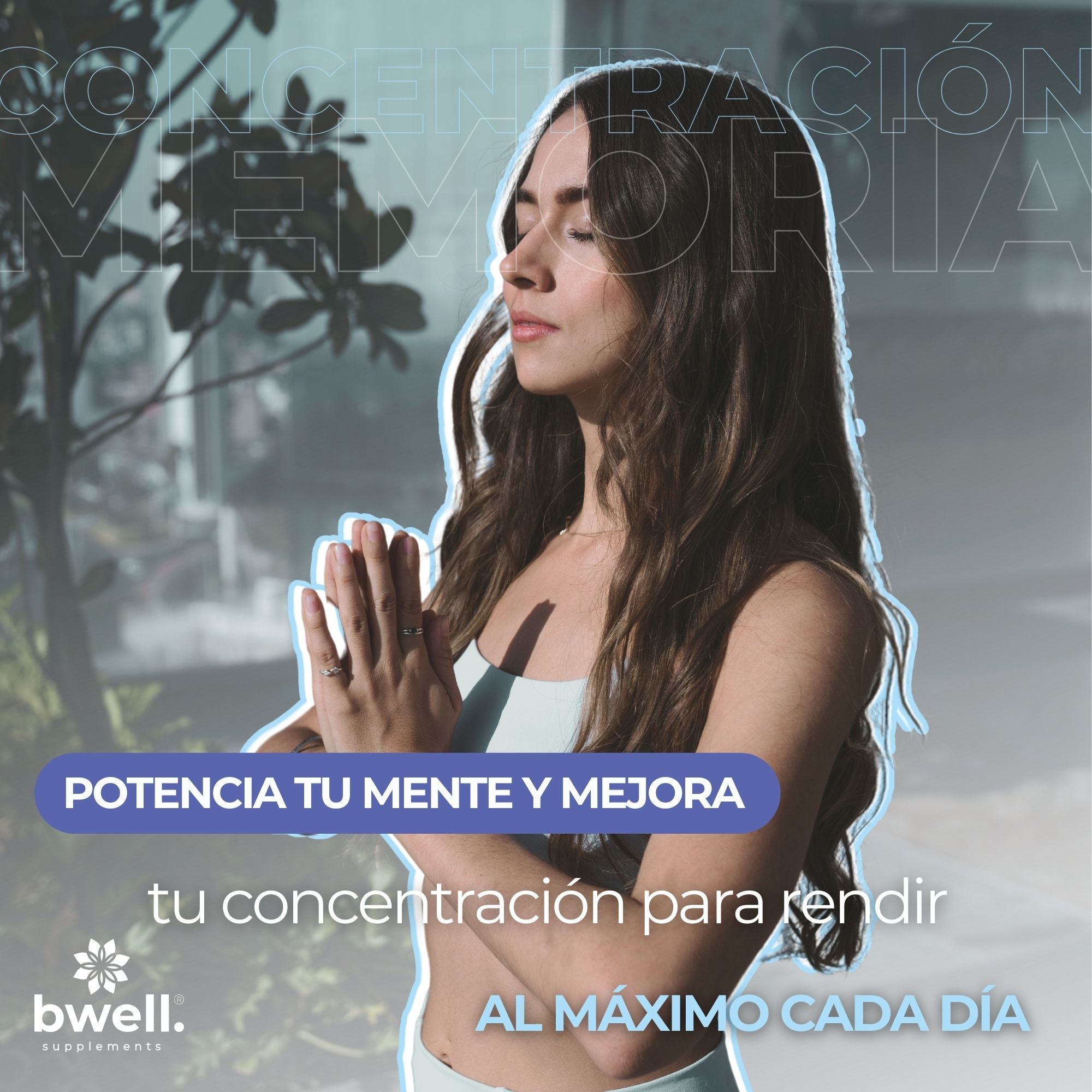 Concentración y Memoria | Guaraná 100mg & Ginseng 50mg + L-Tirosina 500mg - 120 cápsulas