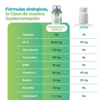 Colágeno Nuvicol-II® 40,50mg + Glucosamina 750mg, Condroitina 750mg, MSM - 120 cápsulas
