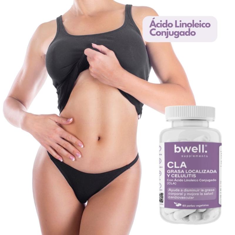 CLA (Ácido Linoleico Conjugado) 2400mg y Aceite de semillas de Cártamo - 60 cápsulas