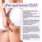 CLA (Ácido Linoleico Conjugado) 2400mg y Aceite de semillas de Cártamo - 60 cápsulas