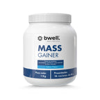 MASS GAINER COMPLEX Con VITAMINAS, TAURINA y CREATINA MONOHIDRATO 1Kg | 16 raciones- Sabor Fresa