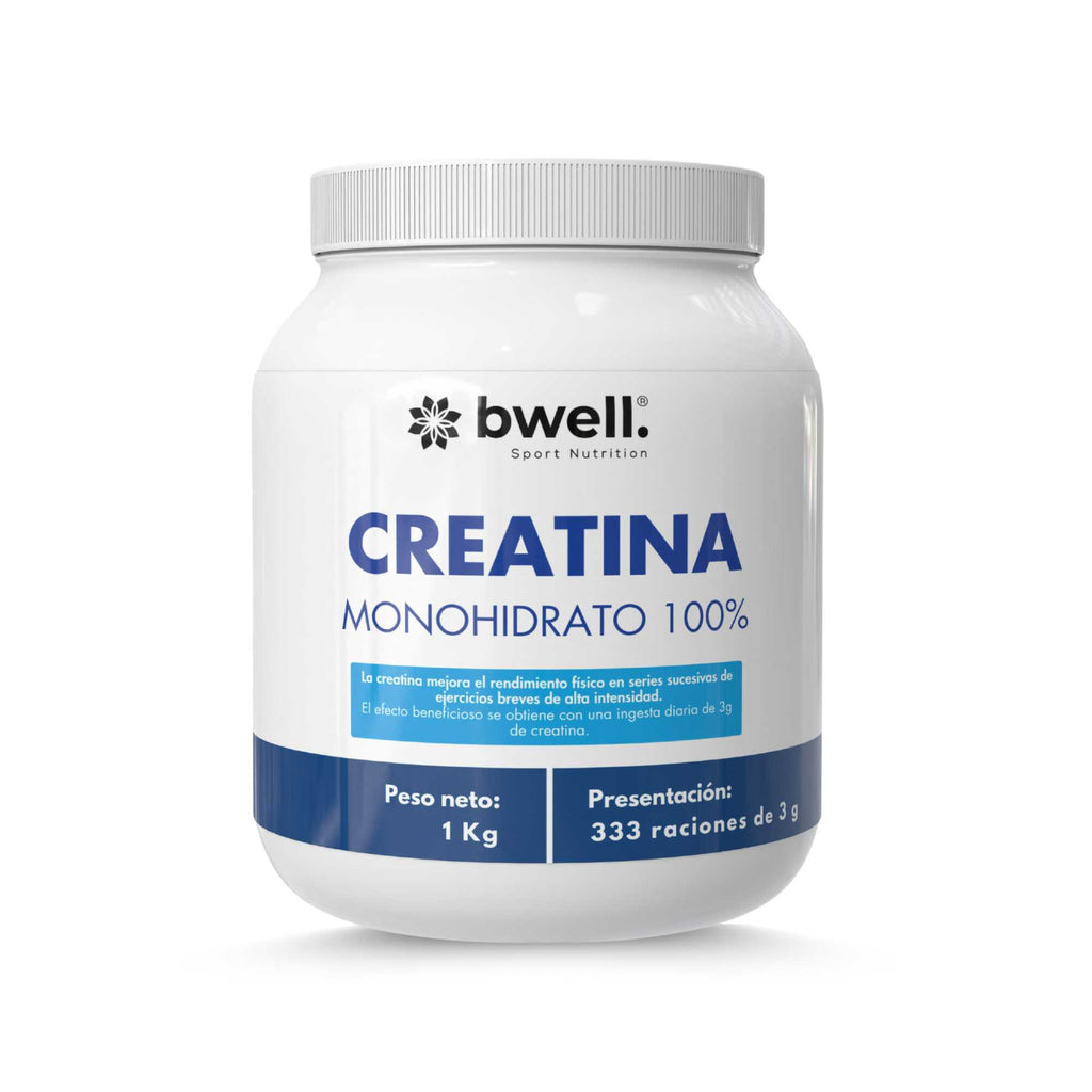 Creatina Monohidrato 100% - 1Kg - 333 servicios