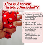 Estrés y Ansiedad Complex | L-Triptófano 500 mg con Vitaminas B3, B6, Zinc y Probióticos – 60 cápsulas