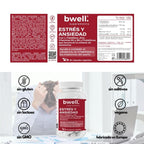 Estrés y Ansiedad Complex | L-Triptófano 500 mg con Vitaminas B3, B6, Zinc y Probióticos – 60 cápsulas