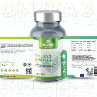 Omega3 Complex 120 con DHA+EPA  y Vitamina E- Certificado IFOS 5 Star . 120 cápsulas