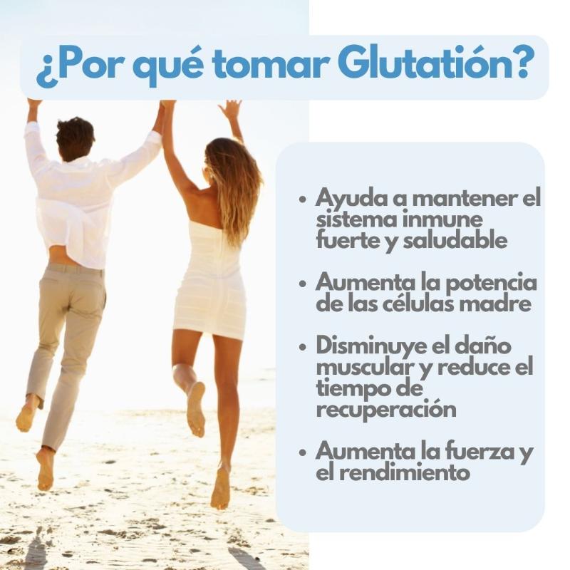 Glutatión Reducido 98% | Potente Antioxidante, Detoxificante y Antienvejecimiento - 30 cápsulas