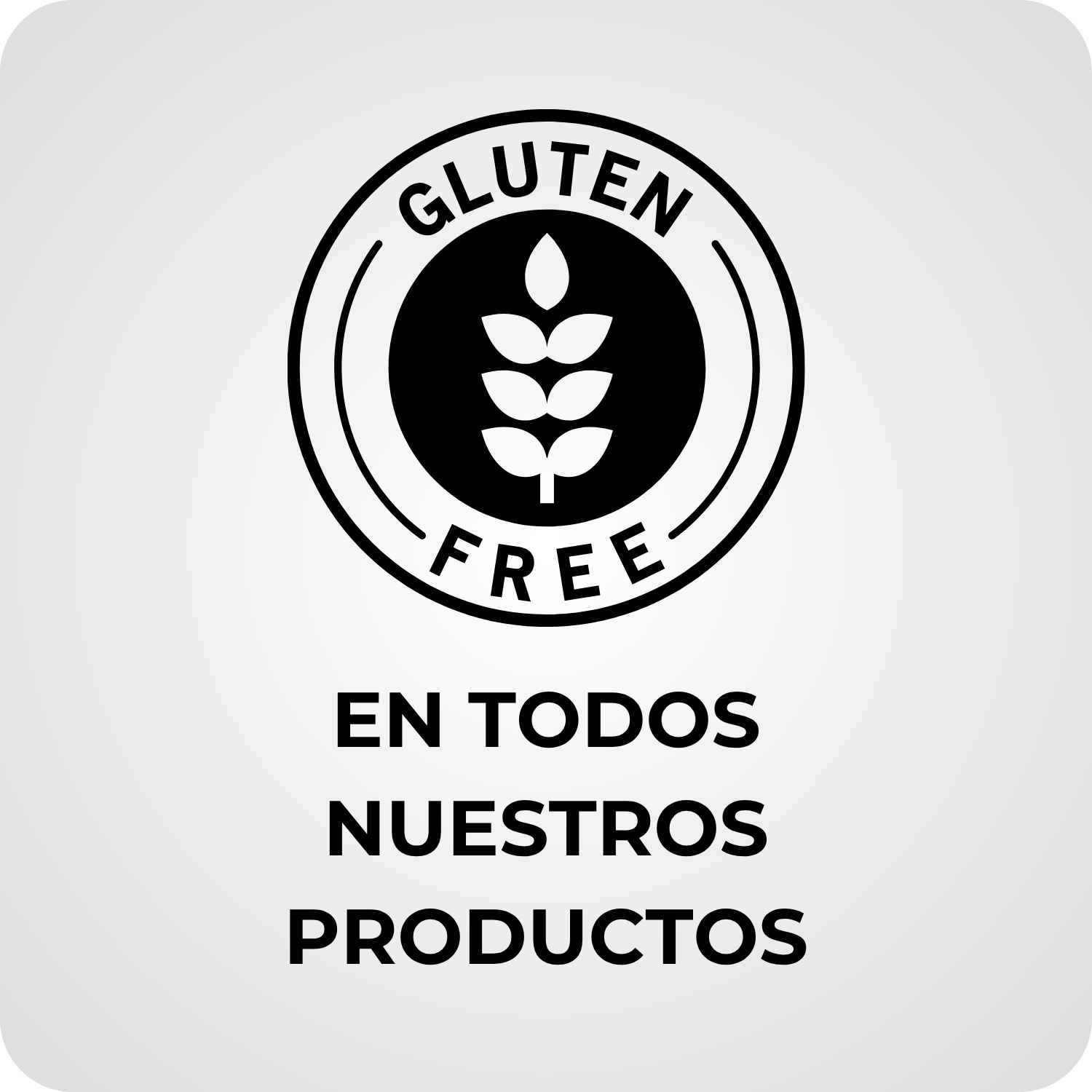 Todos nuestros productos son libres de gluten
