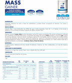 MASS GAINER COMPLEX Con VITAMINAS, TAURINA y CREATINA MONOHIDRATO 1Kg | 16 raciones- Sabor Fresa
