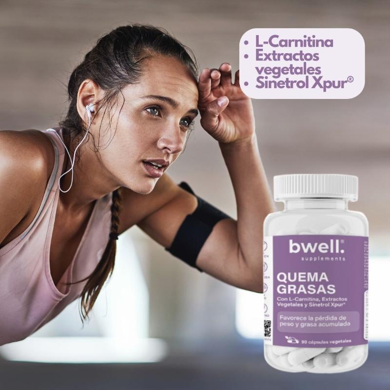 Quema Grasa | L-Carnitina, Sinetrol® Xpur y Extractos Vegetales (Mejora tu rendimiento físico)– 90 cápsulas