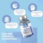 Ashwagandha Complex 600mg + L-Triptófano 600mg, Zinc y B6 (Combate estrés y ansiedad) – 120 cápsulas