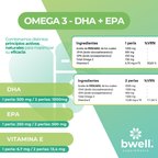 Omega 3 Complex 2000mg con DHA 1000mg + EPA 500mg y Vitamina E (Certificado IFOS 5 Star) - 120 cápsulas