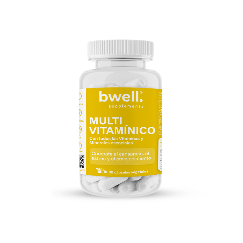 Multivitamínico | Todas las Vitaminas, Minerales Esenciales y Biotina (Refuerza tus defensas)– 30 cápsulas