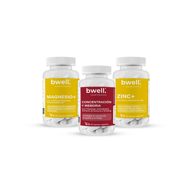 Pack Vitalidad Bwell Supplements - 3 productos
