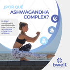 Ashwagandha Complex 600mg + L-Triptófano 600mg, Zinc y B6 (Combate estrés y ansiedad) – 120 cápsulas