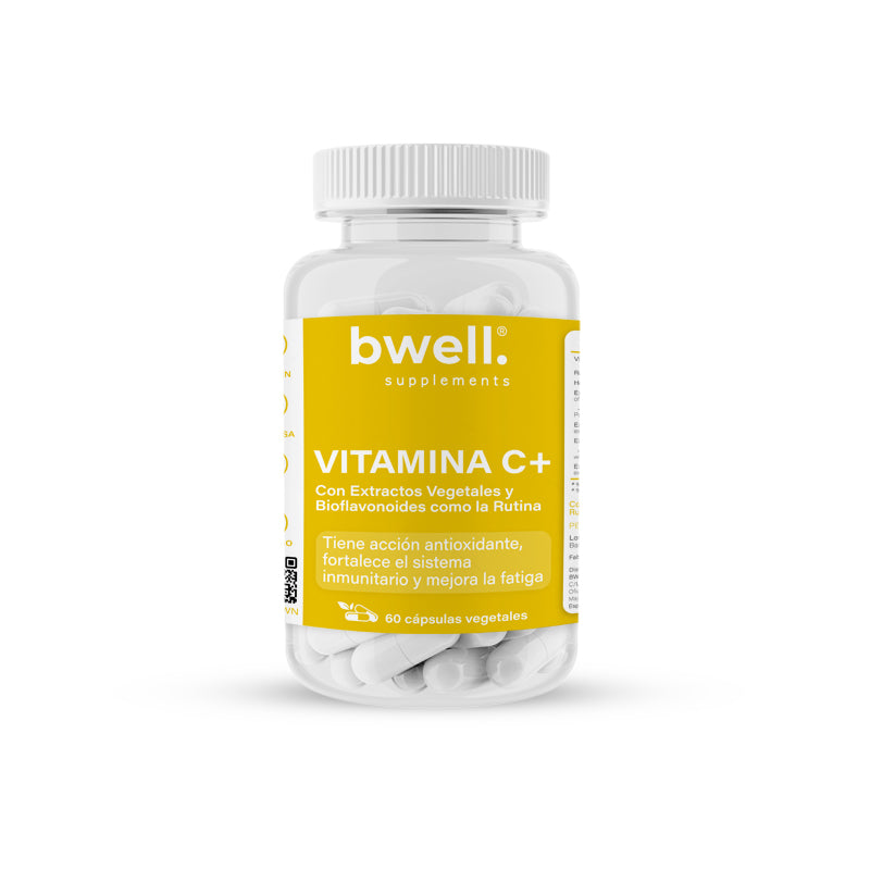 VITAMINA C+ - 60 cápsulas – Bwell Supplements